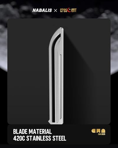 Nabalis Crescent -Balisong Trainer Butterfly Knife - color: Black