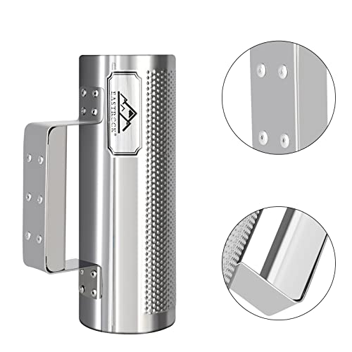 EASTROCK 3"×8" 6"×12" Stainless Steel Guiro Shaker with Scraper for adult - size: 3"*8"+6"*12"