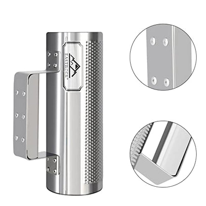 EASTROCK 3"×8" 6"×12" Stainless Steel Guiro Shaker with Scraper for adult - size: 3"*8"+6"*12"