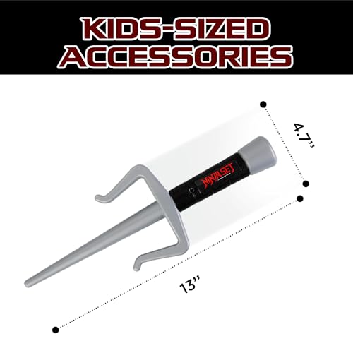 Liberty Imports 2 PCS Plastic Toy Ninja Sai Weapons for Kids Pretend Play Costume Accessories - Children Imaginative Play and Cosplay