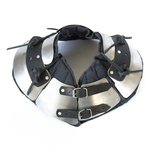 Gorget Medieval Fantasy Steel Neck Guard Functional Knight Armor LARP & Theatrical Play Armour