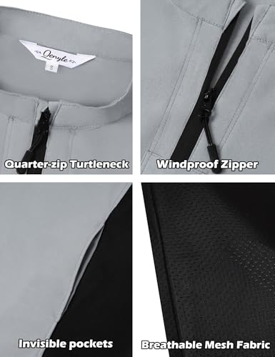 Men’s Cage Jacket Baseball Windbreaker Lightweight Batting Practice Pullover for Training Water-Resistant Jacket - color: Light Grey, size: Small