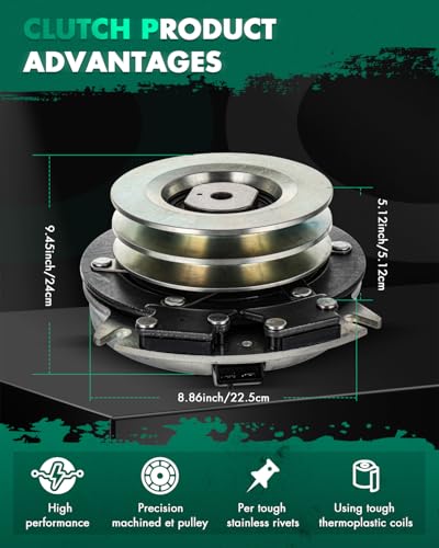 SCITOO New Electric Lawnmower, PTO Clutch Fit for Sears Craftsman - style: 105-1671