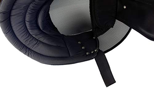 LEONARK Armoury Hema Helmet- Fencing Coach Mask - CE 350N Certified National Grade Masque - Fencing Protective Gear with Storage Bag - color: FIxed, size: X-Small