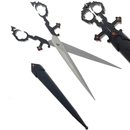 10 1/4" Renaissance, Medieval Bodice Scissor Dirk Dagger Knife. for Home Camping, Renaissance Cosplay