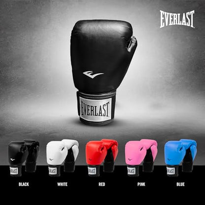 Everlast Prostyle 2 Boxing Gloves, Entry Level Training Gloves for Men and Women, Secure Fit Hook and Loop Closure & Ventilation, Heavy Bag & Speedbag Training - color: Red, size: 12 oz