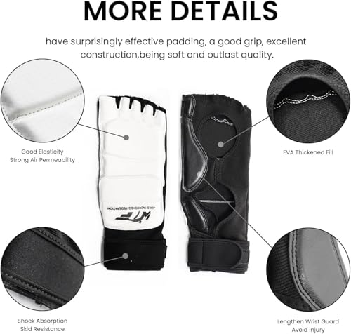 Taekwondo Sparring Gear, Taekwondo Shoes & Sparring Gloves. - size: Medium