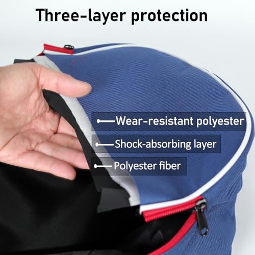 Fencing Epee Foil Saber Mask Protective Bag - Portable Handbag - Storage Bag for Fencing Mask - color: Blue