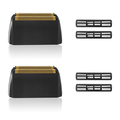 Shaver Replacement Super Close Gold Foil & Cutter Bar Assembly, 2 Pack - color: 2 Pack