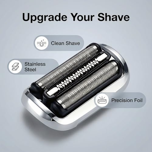 73S Series 7 Replacement Shaver Head for Braun S7 360 Flex Compatible, Replacement Blades for Braun Series 7 7020s 7025s 7027cc 7071cc 7075cc 7085cc (2PCS) - size: 2 Count