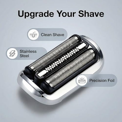 73S Series 7 Replacement Shaver Head for Braun S7 360 Flex Compatible, Replacement Blades for Braun Series 7 7020s 7025s 7027cc 7071cc 7075cc 7085cc (2PCS) - size: 2 Count
