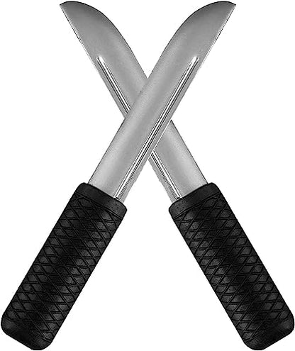 Fake Rubber Knife Pack of 2- Professional Martial Art Self Defence MMA Training Weapon