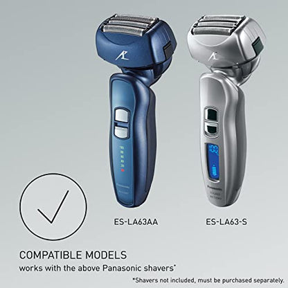 Panasonic Shaver Replacement Outer Foil and Inner Blade Set WES9025PC, Compatible with ARC4 4-Blade Shaver ES-LA63AA, ES-LA63-S - color: Sliver