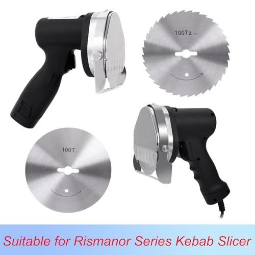 100Mm Shawarma Knife Electric Kebab Slicer Replacement Blades For Doner Kebab Gyro Slicer (Round Blade) - color: Round Blade