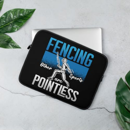 Fencing Other Sports are Sword Sport Fencing Passion Fencing Graphic Laptop Sleeve - size: 13 Inches
