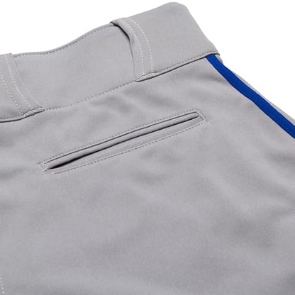 Champro Boys Triple Crown 2.0 Baseball Knickers with Braid - color: Grey, Royal, size: X-Large