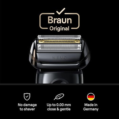 Braun NEVO Electric Shaver Original Replacement Head, Get Back 100% Performance, Upgrade to Braun's Most Advanced Electric Razor Head, with AeroTouch Technology