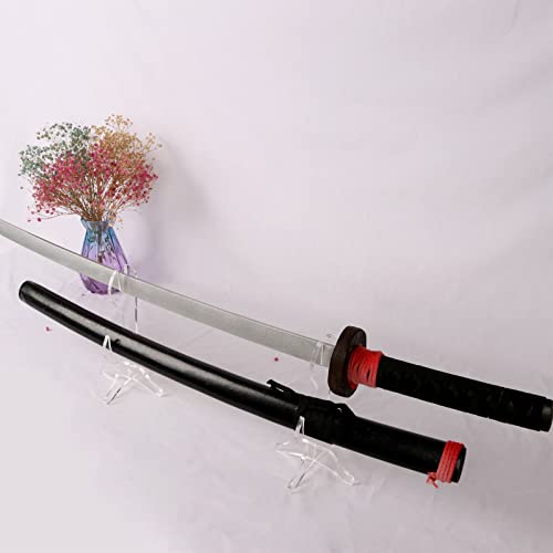 WANLIAN 2-Tier Clear Acrylic Sword Stand Desktop Katana Display Holder