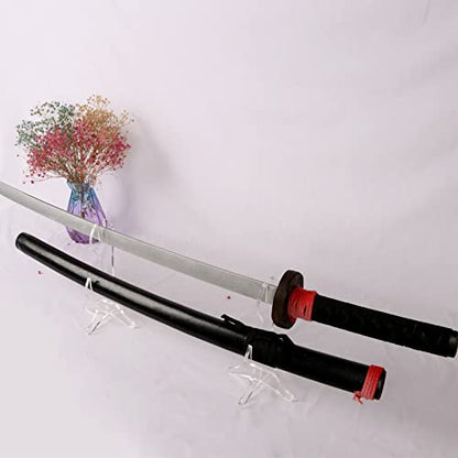 WANLIAN 2-Tier Clear Acrylic Sword Stand Desktop Katana Display Holder