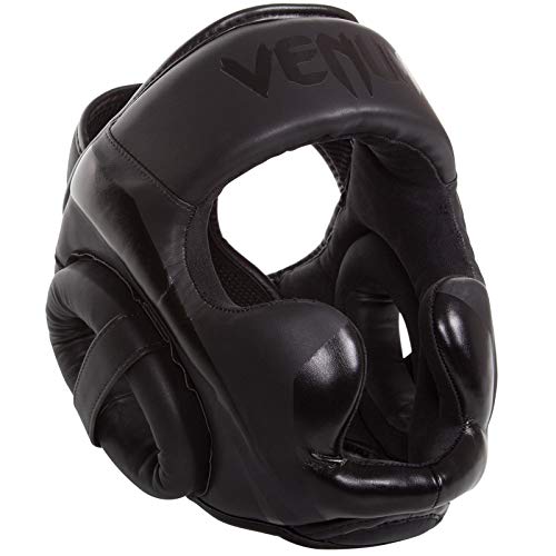 Venum Elite Headgear - color: Black/Black