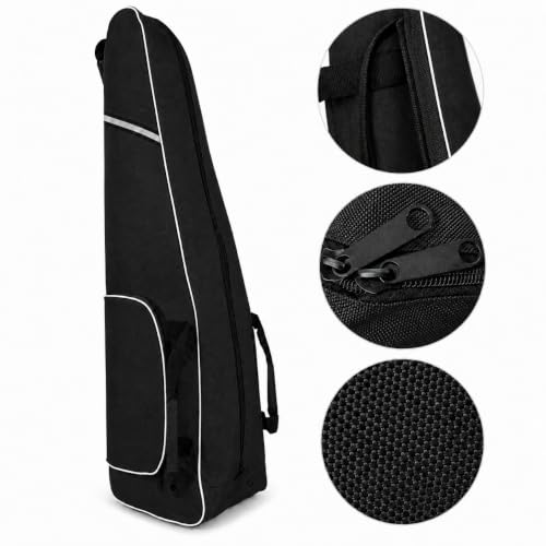 Fencing Bag with Wheels, Rolling Fencing Bag for Foil Epee Saber, Long Sword Carrier for HEMA and Fencing Gear, Side Pocket and Carry Handles - color: Black