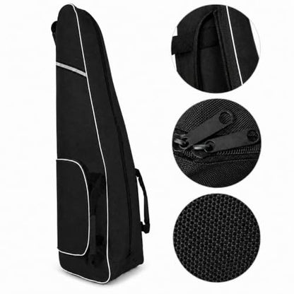 Fencing Bag with Wheels, Rolling Fencing Bag for Foil Epee Saber, Long Sword Carrier for HEMA and Fencing Gear, Side Pocket and Carry Handles - color: Black