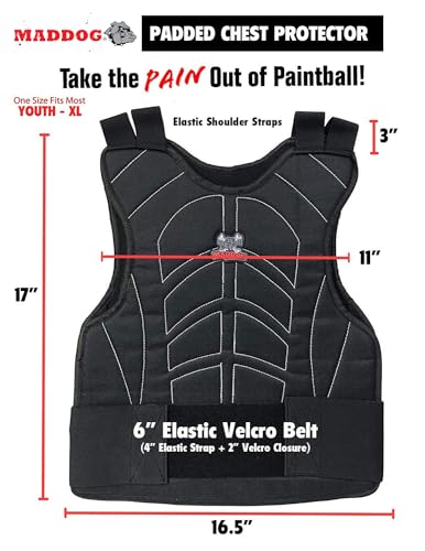 Maddog Paintball & Airsoft Protective Gear - Chest Protector & Combos