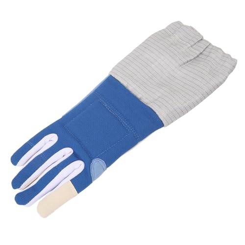 Sorandy Fencing Glove for Sabre Epee Foil, Anti Skid, Right Hand, Padded Mittens, Professional Equipment for Child and Adult (L)