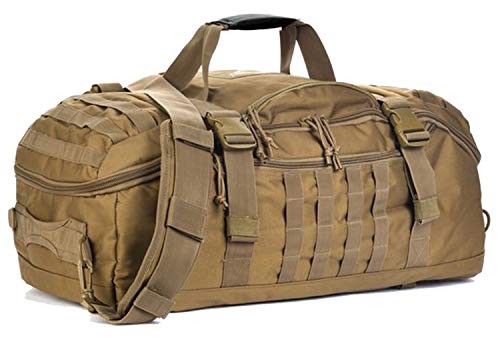 Gym Bag for Men Duffle Bags Backpack - 25/45L Travel Bag Sports Duffle Bag - color: Coyote, size: 25L