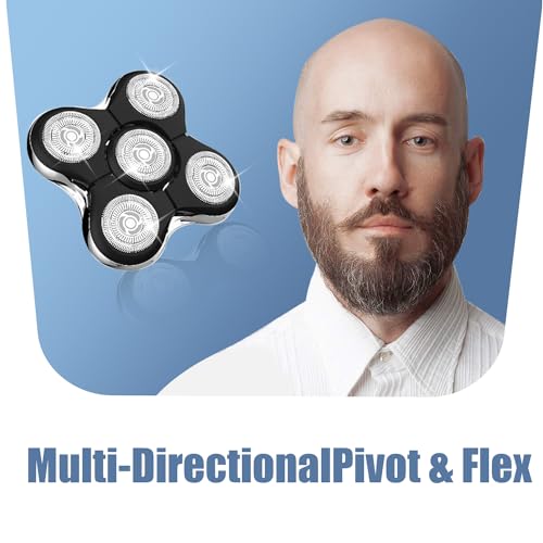 Balder Pro Shaver Peplacement Heads for Remington Balder Pro Head Shaver Model XR7000/XR1500/XR1501 Electric Shaving for Bald Men,3 Pack - color: Heads/3pcs