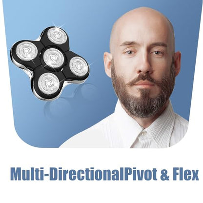 Balder Pro Shaver Peplacement Heads for Remington Balder Pro Head Shaver Model XR7000/XR1500/XR1501 Electric Shaving for Bald Men,3 Pack - color: Heads/3pcs