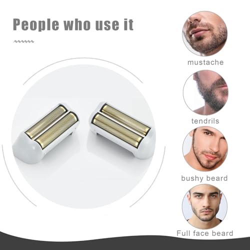 Replacement Foil & Cutter for Andis TS-1/TS-2 Shavers,Gold 2-Pack - color: Gold/2Pack