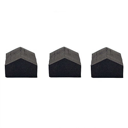 .75"x1.5" Pointed Tip - Low Profile Staff Neoprene Safety Tip - 3 Units - color: Thrusting Tip - .75"x1.5" Pointed, size: 3 Units