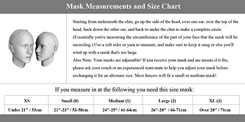LEONARK Fencing Saber Mask Armoury Hema Fencing Helmet CE 350N Certified National Grade Masque - color: Grey_Detachable, size: X-Large