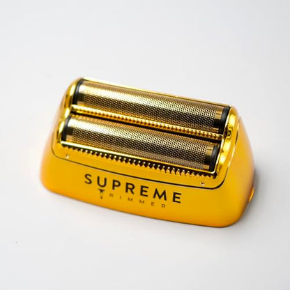 Supreme Trimmer Replacement Foil & Cutter SB63 | Hypoallergenic Foil for Crunch STF602 | Gold - color: Gold Foil & Cutters
