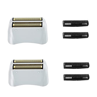 Pro Shaver Replacement Foil and Cutters compatible with andis 17150(TS-1)/17155/17200 shaver ProFoil Lithium replacement" Silver 2 Pack