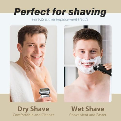 92S Series 9 Electric Shaver Replacement Head Compatible with S9 Foil & Cutter Razor Heads, Applicable for S9 9290cc, 9291cc, 9385cc, 9330s, 9370cc, 9330s, 9293s, 9296cc.