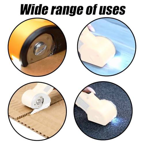 2pcs Electric Scissor Replacement Blades, Steel Cordless Cardboard Cutter Blades Compatible with Most Electric Scissors & Box Cutters