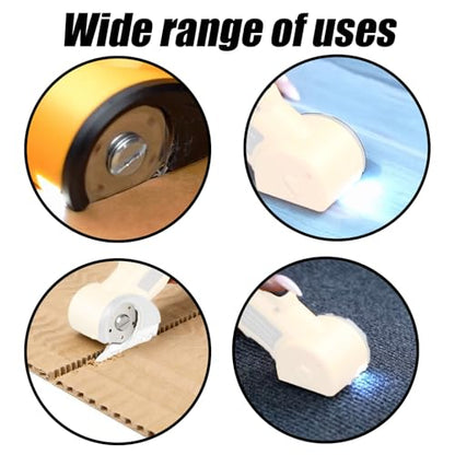 2pcs Electric Scissor Replacement Blades, Steel Cordless Cardboard Cutter Blades Compatible with Most Electric Scissors & Box Cutters