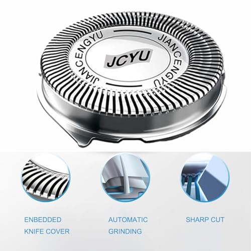 3Pack HQ8 Replacement Heads for Philips Norelco Aquatec Shavers - color: Sliver