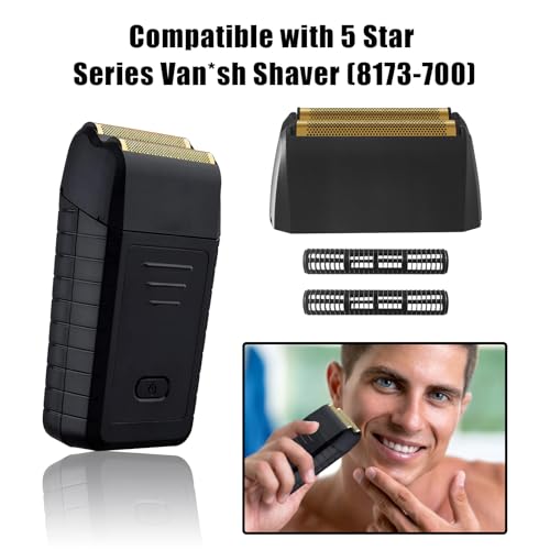 Shaver Replacement Super Close Gold Foil & Cutter Bar Assembly, 2 Pack - color: 2 Pack