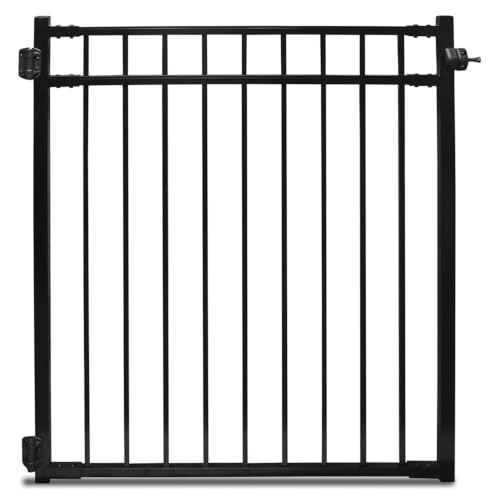 Weatherables Cypress Aluminum Gate Kit – DIY Kit for Backyard and Garden Fencing, Made with Durable Powder-Coated Aluminum that Combats Rust, Fading, and Corrosion (4’ Wide Gate Kit) - size: Cypress 4' Wide Gate Kit