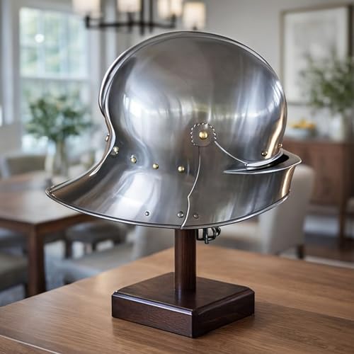 Medieval Sallet Viking Crusader Helmet - Wearable German Spartan Cosplay Armor