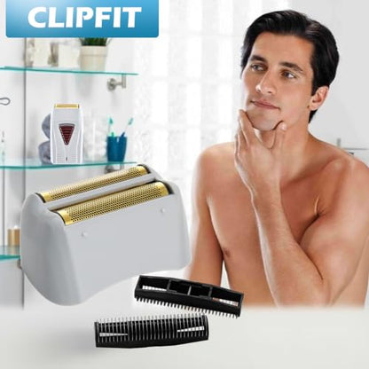 Foil Shaver Replacement Foil Compatible with Andis Foil Shaver TS1 (17150, 17235, 17220) and TS2 (17200), 2Pack - size: 2 Pack