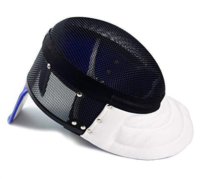 LEONARK Fencing Epee Mask Hema Helmet CE 350N Certified National Grade Masque - Fencing Protective Gear - color: Black, size: Medium