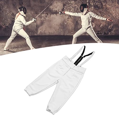 Fencing Pants 350N Fencing Training Equipment Professional Fencing Pants Stab Proof Fabric Fencing Training Pants(42 Size 150‑155cm 40kg)