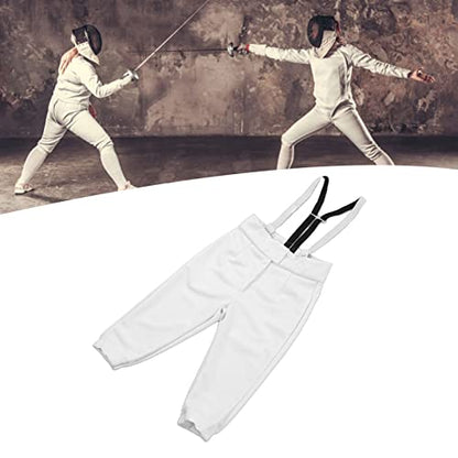 Fencing Pants 350N Fencing Training Equipment Professional Fencing Pants Stab Proof Fabric Fencing Training Pants(42 Size 150‑155cm 40kg)