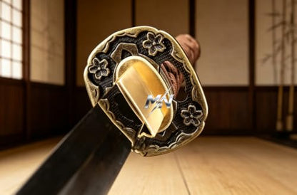 Handmade Japanese Tachi Katana T10 Carbon Steel Clay Tempered Sharp Blade