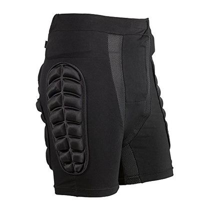 TTIO Padded Shorts Protective Gear Guard Impact Pad Ski Ice Skating Snowboard Skateboard Hip Butt Tailbone Protection for Men Women - size: Large Short