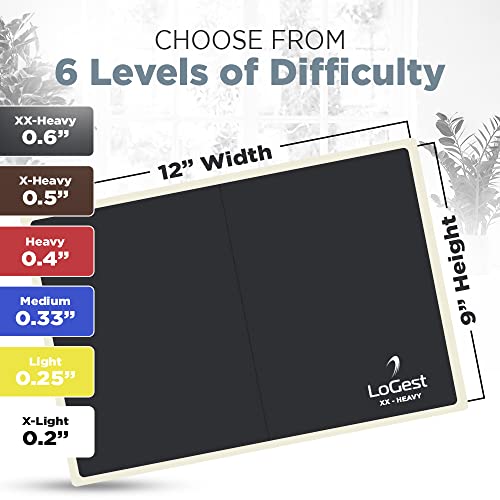 Logest Rebreakable Boards Martial Arts - Taekwondo Karate MMA Boards - Reusable Plastic Training Breaking Boards for Kids & Adults Available in 6 Levels of Difficulty Taekwondo Boards for Breaking - color: White - X-light